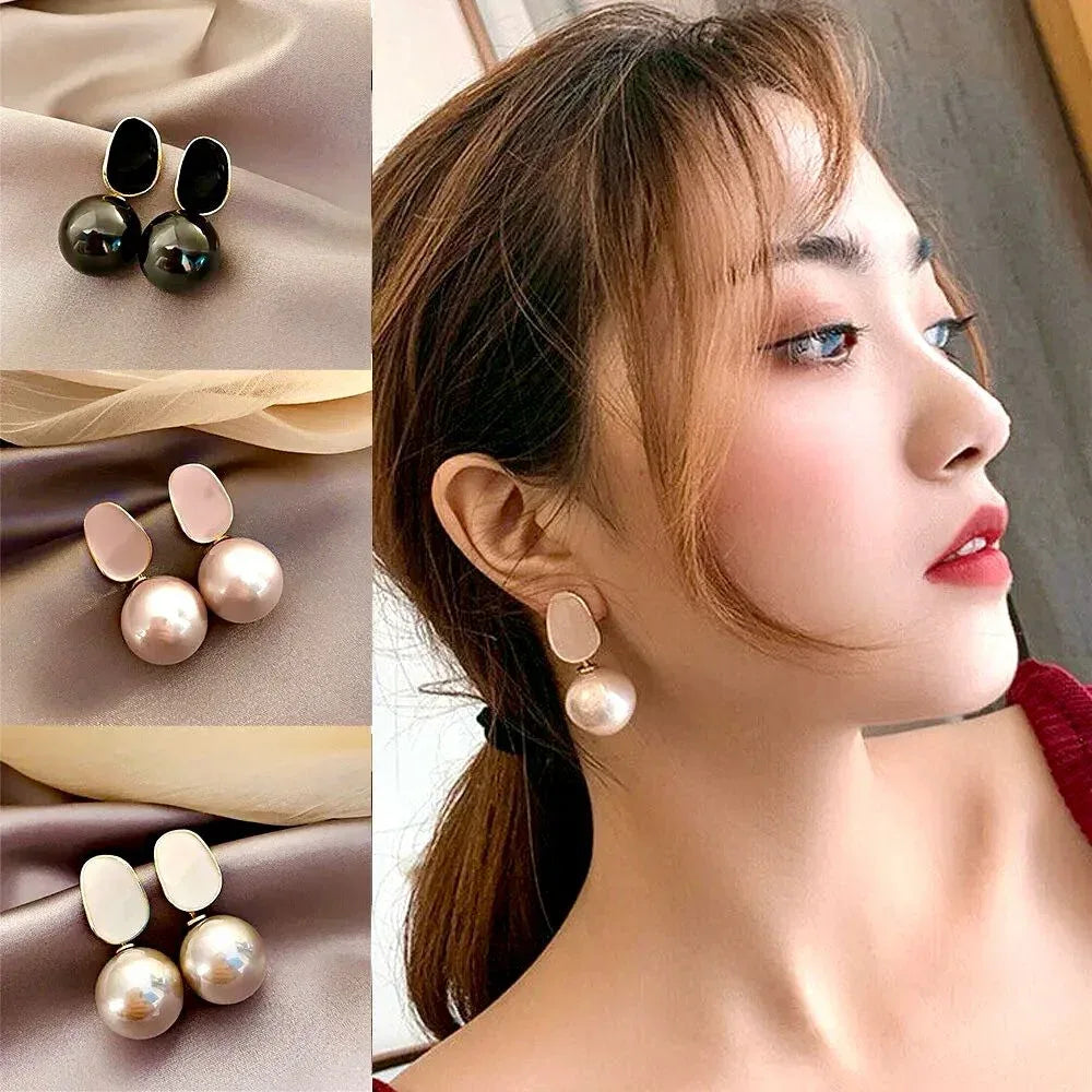 Pearl Drop Earrings - Viexta