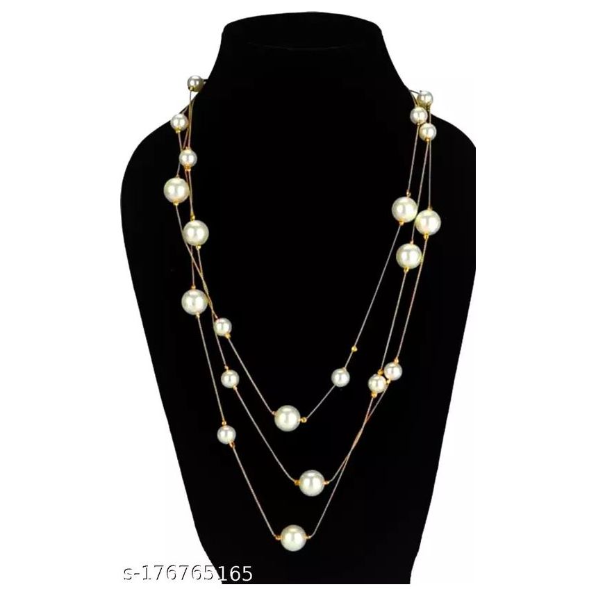 Layered Pearl Necklace