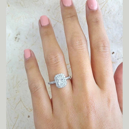 Radiant-Cut Engagement Ring