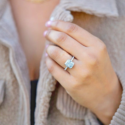 Radiant-Cut Engagement Ring