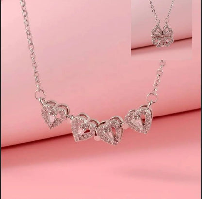 Clover Magnetic 4 Heart Neckpiece