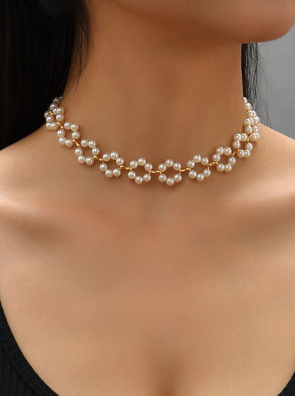 Pearl Beaded Necklace