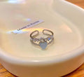 Blue Heart Layered Ring - Viexta