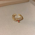 Layered Gilded Garland Ring - Viexta