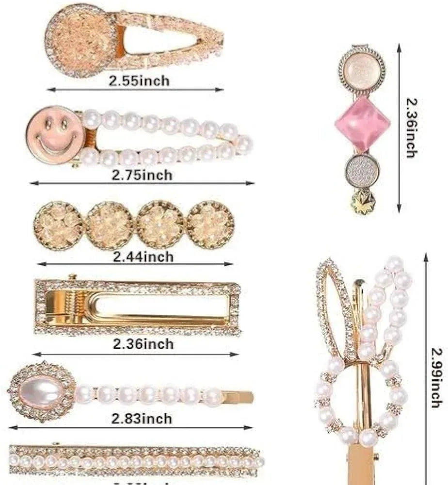 Korean Crystal Hair Clip - Viexta