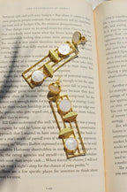 MOP studded Brass Earring - Viexta