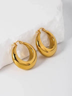 Dainty Baggy Hoops - Viexta