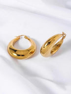 Dainty Baggy Hoops - Viexta