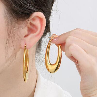 Long Oval Hoops - Viexta