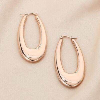 Long Oval Hoops - Viexta