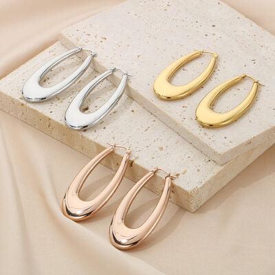 Long Oval Hoops - Viexta