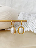 Irregular Shell Hoops - Viexta