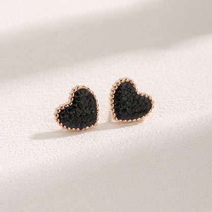 Trendy Heart Studs