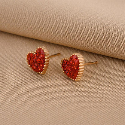 Trendy Heart Studs