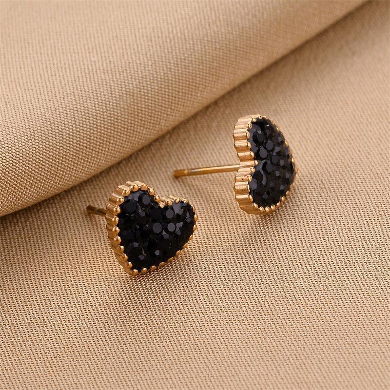 Trendy Heart Studs - Viexta