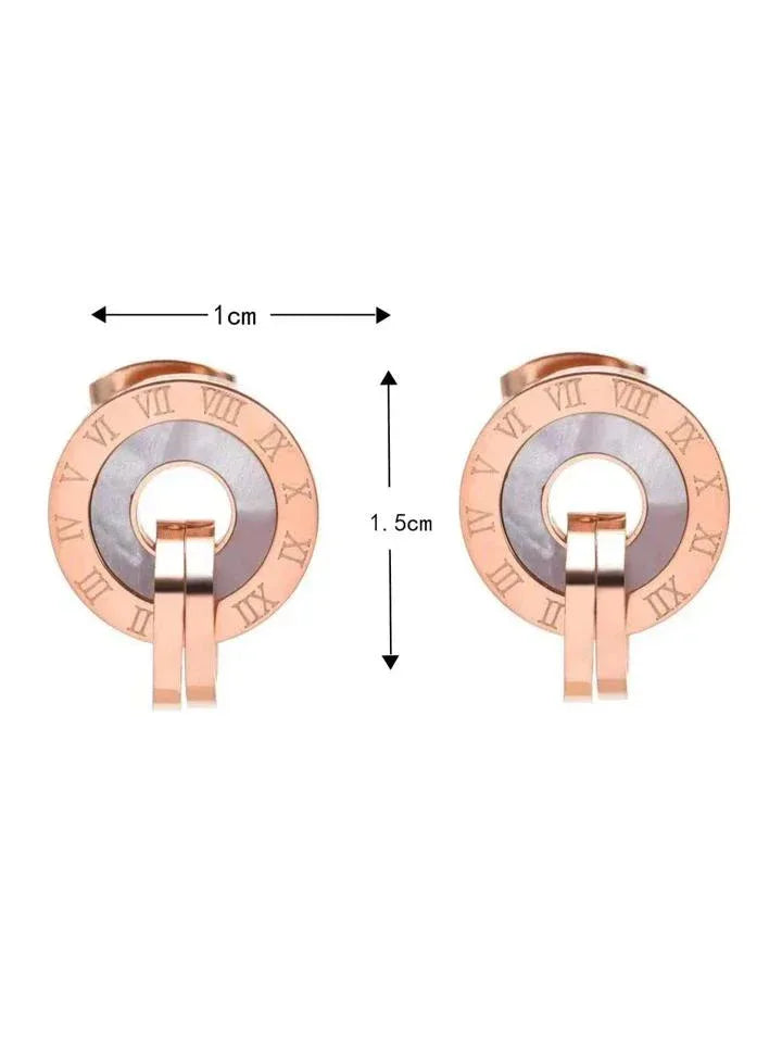 Roman Numeral Studs - Viexta