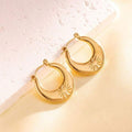 Lumina Flower Hoops - Viexta