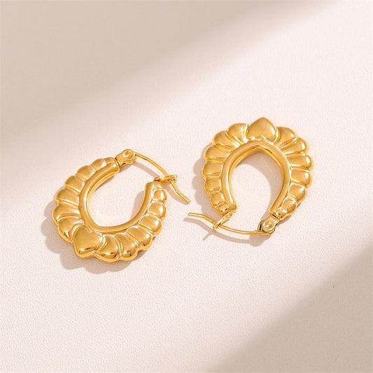 18k Sable Hoops