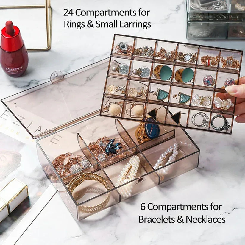 2-Layer Jewelry Storage Box - Viexta