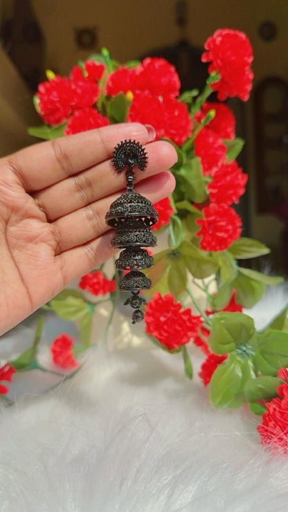 Oxidised Cascade Jhumka