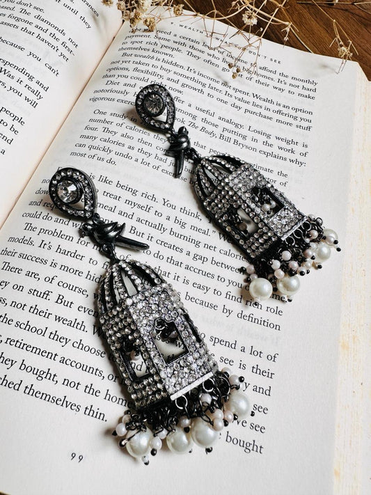 Rhinestone Opulence Jhumka