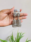 Rustic Chic Jhumka - Viexta