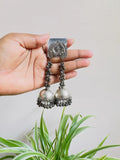 Oxidized Regalia Jhumka - Viexta