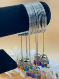 Oxidised Openable Bangle - Viexta