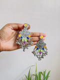 Afgan SIlver Jhumka - Viexta