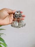 Dotted Oxide Jhumka - Viexta