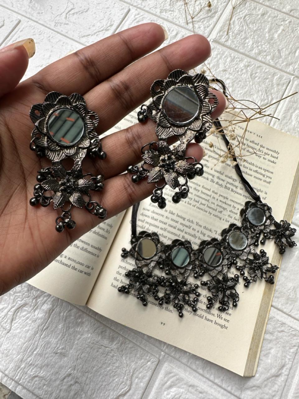 Radiant Cascade Necklace Set