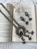 Divine Drape Krishna Flute Neckpiece Set - Viexta