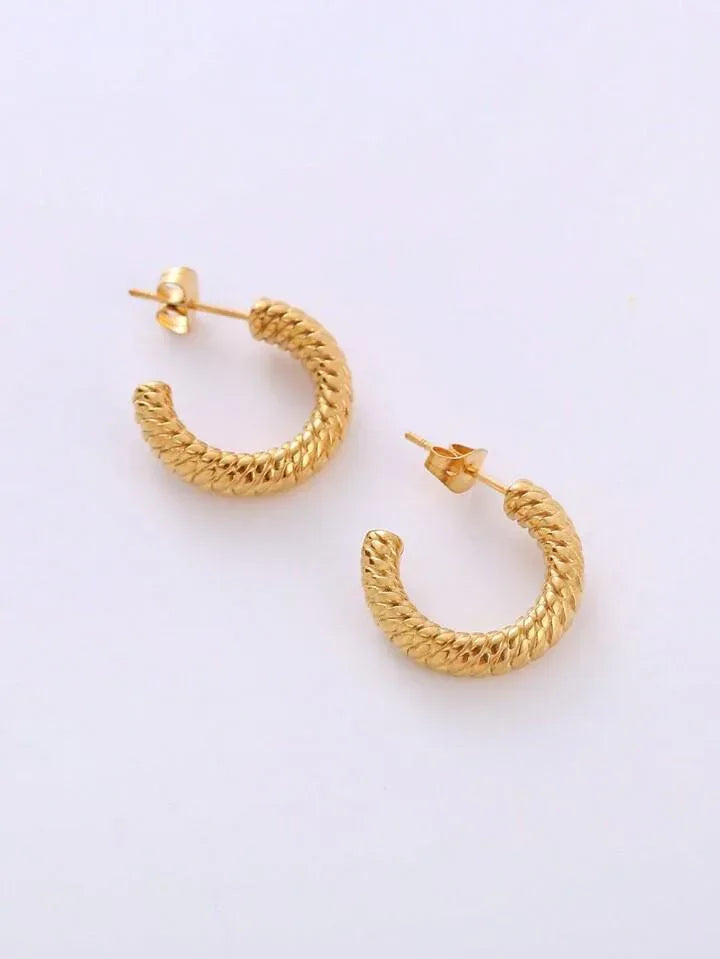 18k round Hoop - Viexta