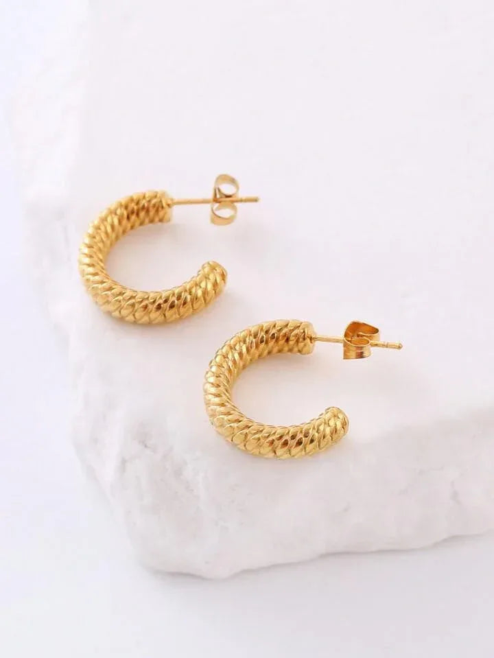 18k round Hoop - Viexta