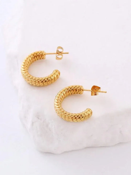 18k round Hoop - Viexta