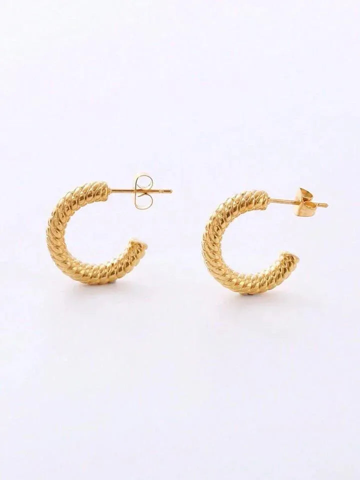 18k round Hoop - Viexta