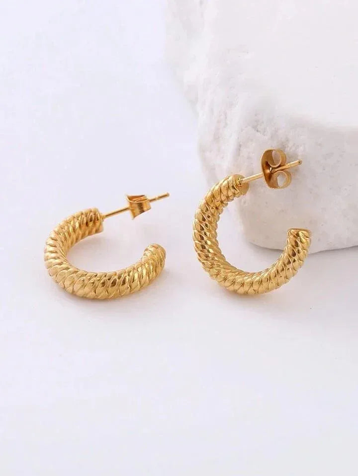 18k round Hoop - Viexta