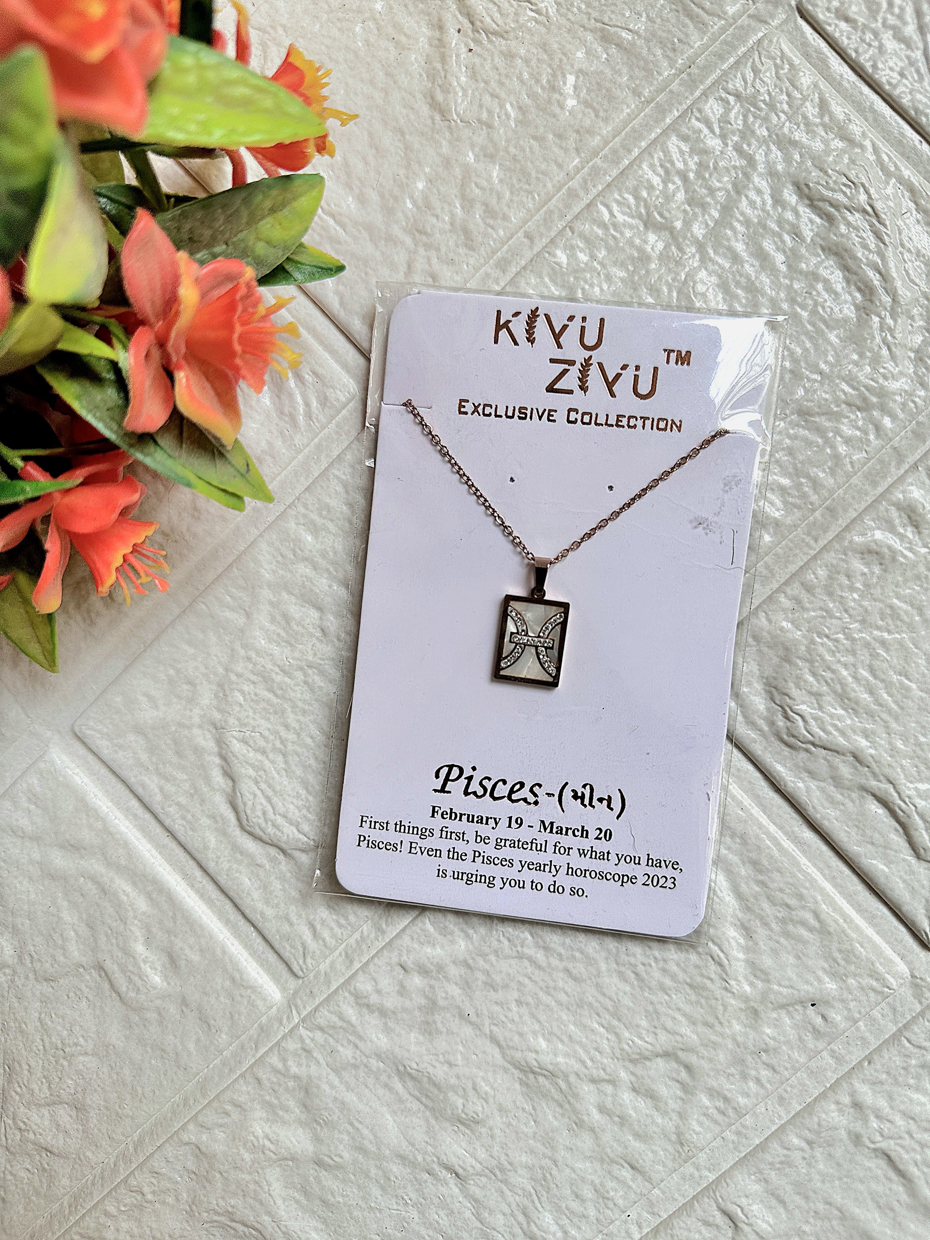 18k Zodaic Necklaces