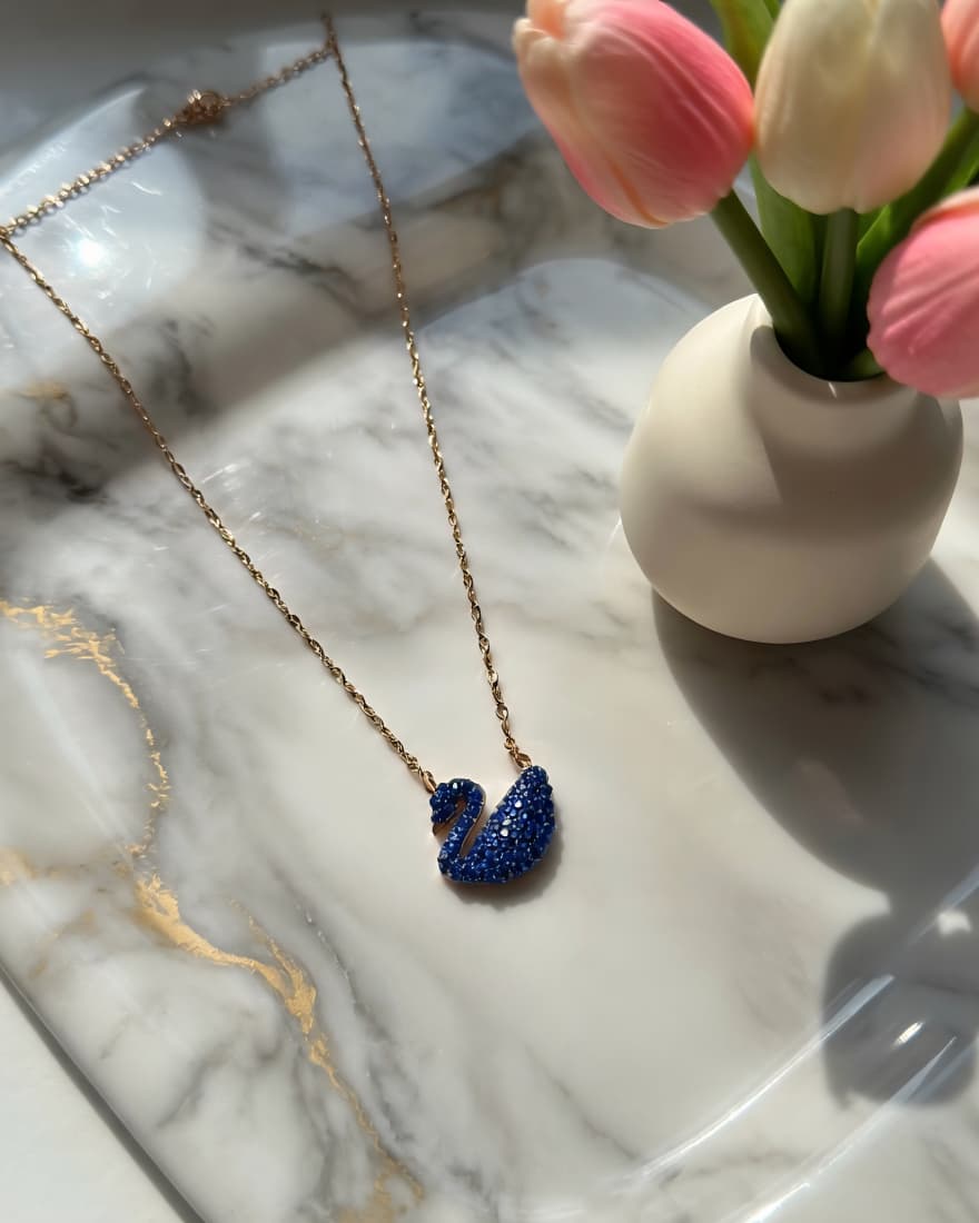 Blue Swan Tarnish-free Necklace