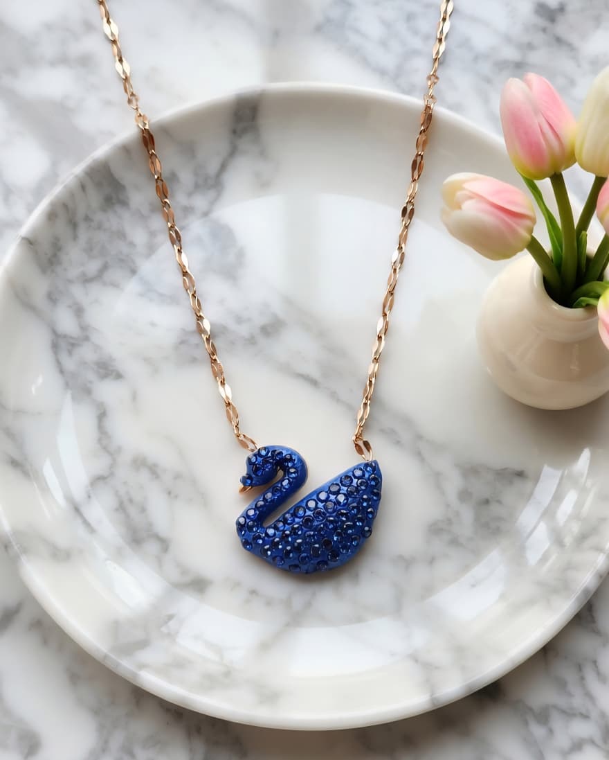 Blue Swan Tarnish-free Necklace