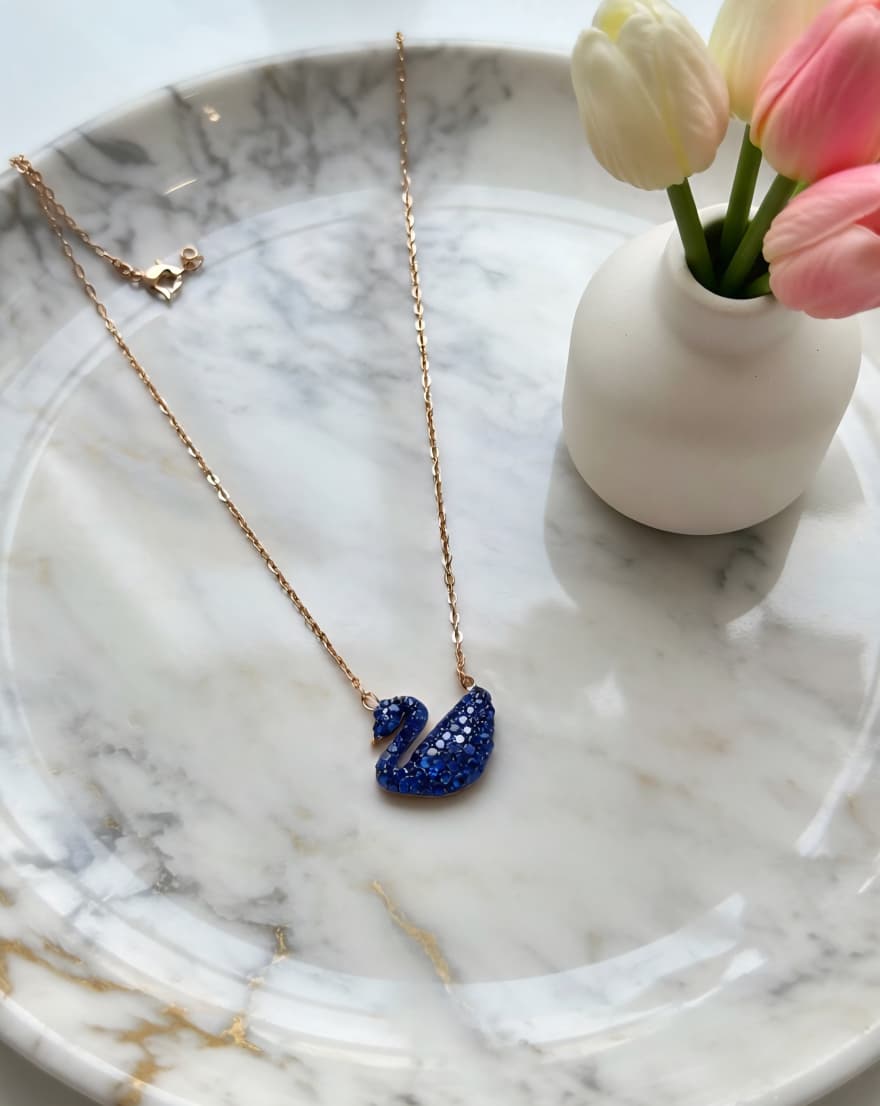 Blue Swan Tarnish-free Necklace
