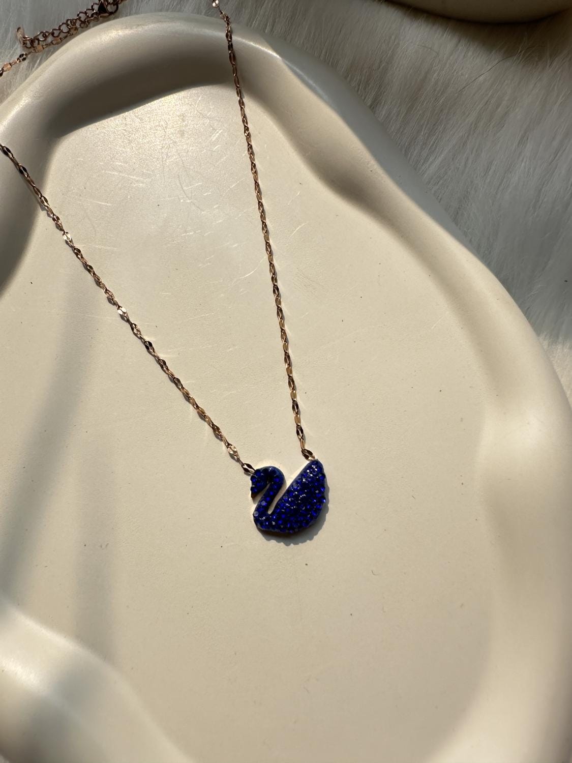 Blue Swan Tarnish-free Necklace