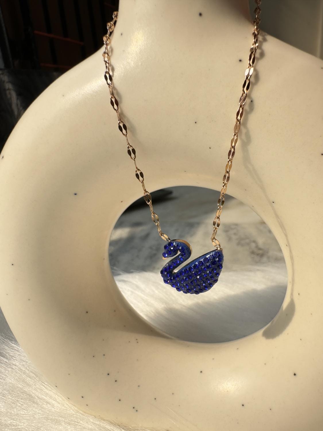 Blue Swan Tarnish-free Necklace