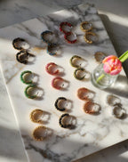 Shiny Small Hoops