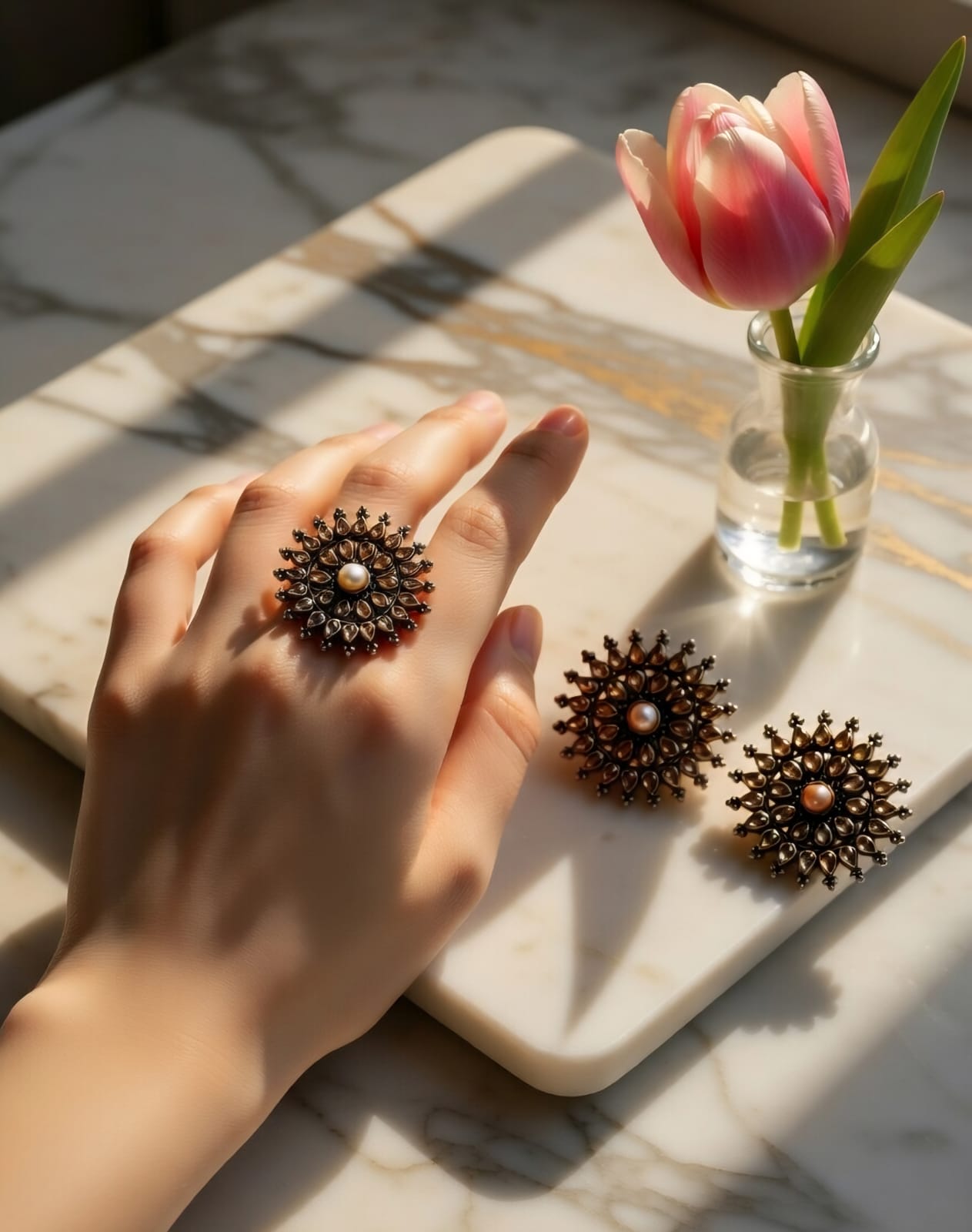 Antique Earring with ring set