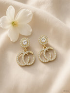 Zircon Circular C Earring