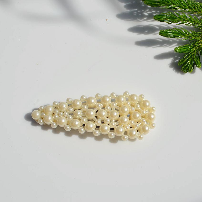 Faux Pearl HairClip