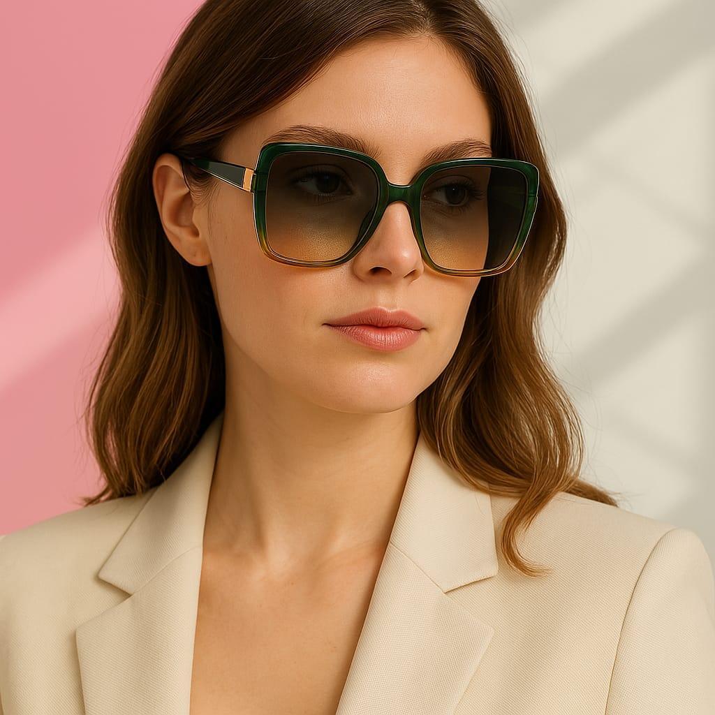 Retro Fashion Outdoor Box Sunglasses - Viexta
