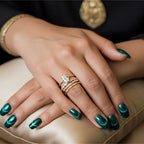14k Four-piece Ring Set