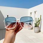 Square UV Protection Vintage Sunglasses